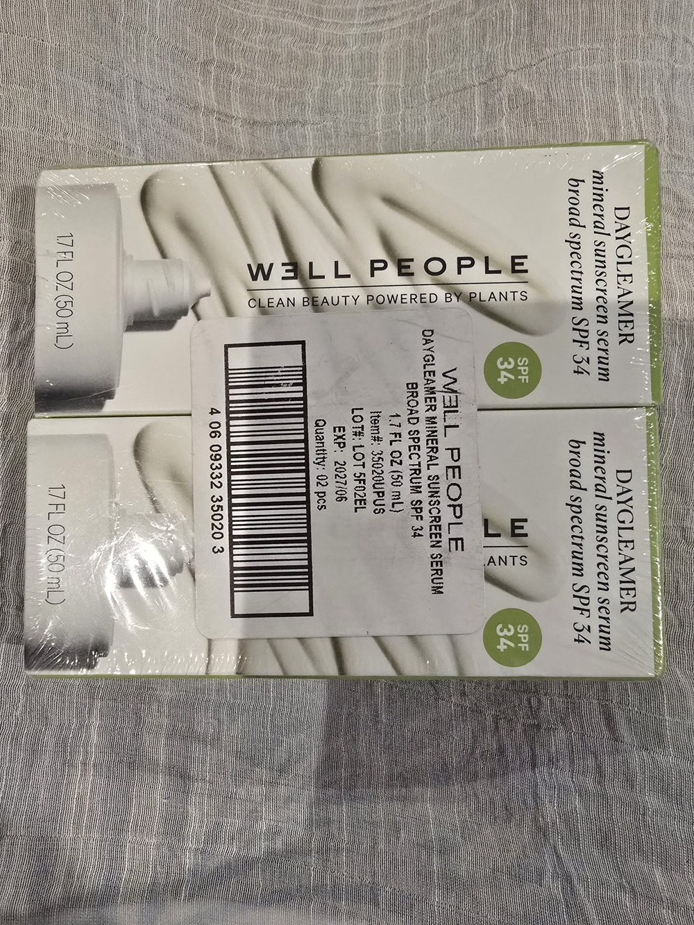 W3ll People Daydreamer Mineral Sunscreen Serum - 2pk
